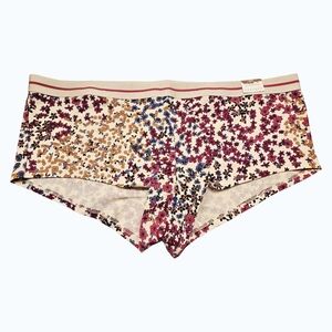 Cacique Multicolor Floral Boyshort Panty, 22/24